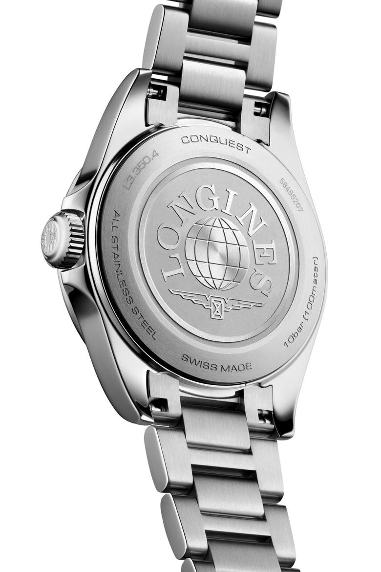Conquest Bracelet Watch, 30mm, Alternate, color, BLUE