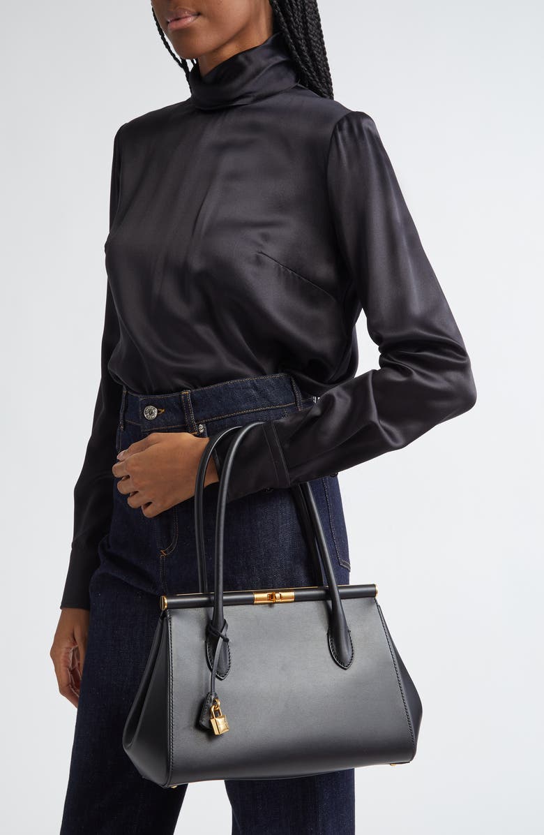 Dolce&Gabbana Marlene Everyday Bag, Alternate, color, 80999 Nero