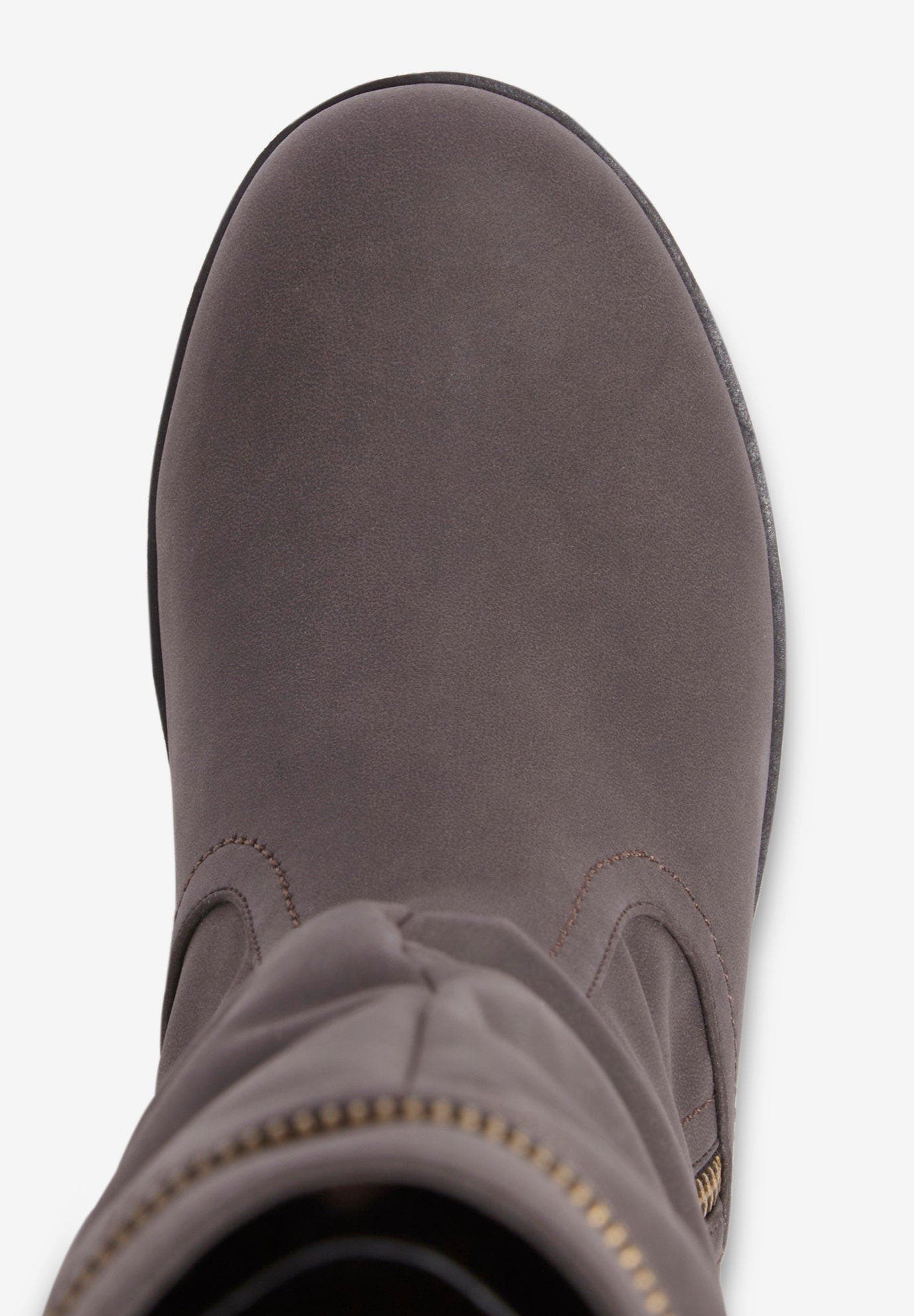 The Pasha Wide Calf Boot, Alternate, color, DARK BROWN