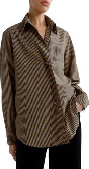 AGOLDE Aris Trace Striped Shirt