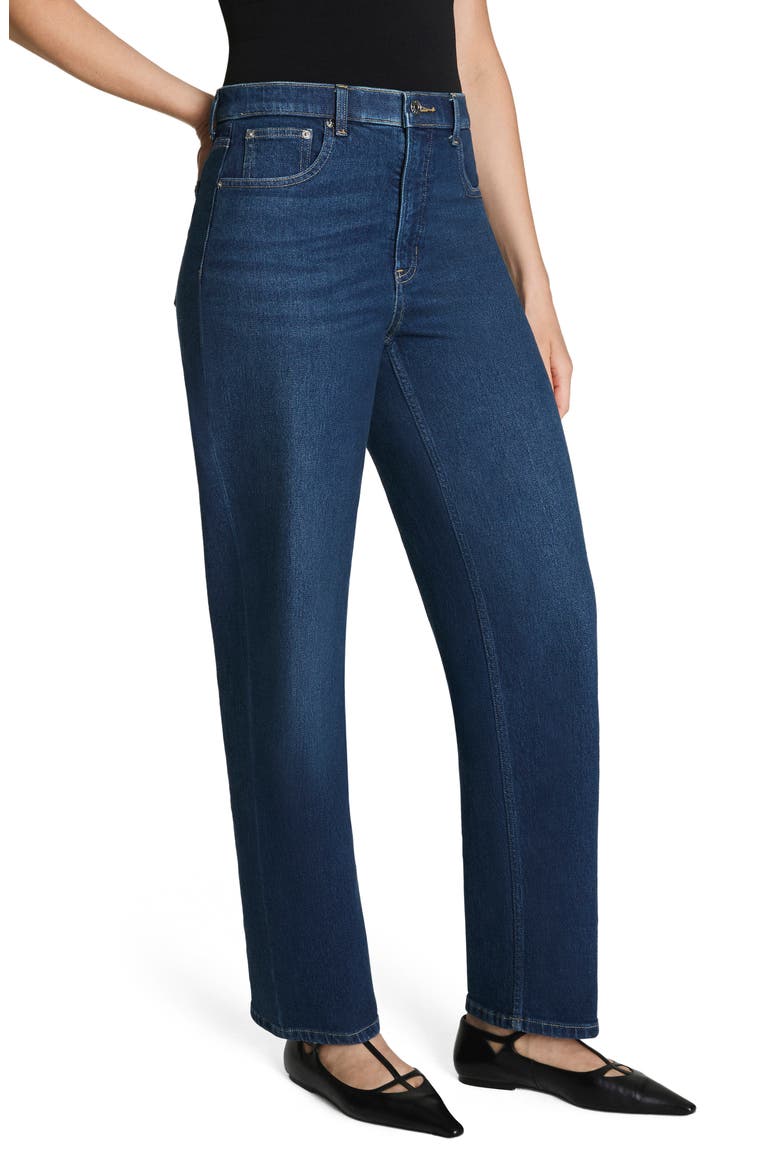 SPANXshape™ Authentic 360 High Waist '90s Straight Leg Jeans, Alternate, color, PERCY WASH
