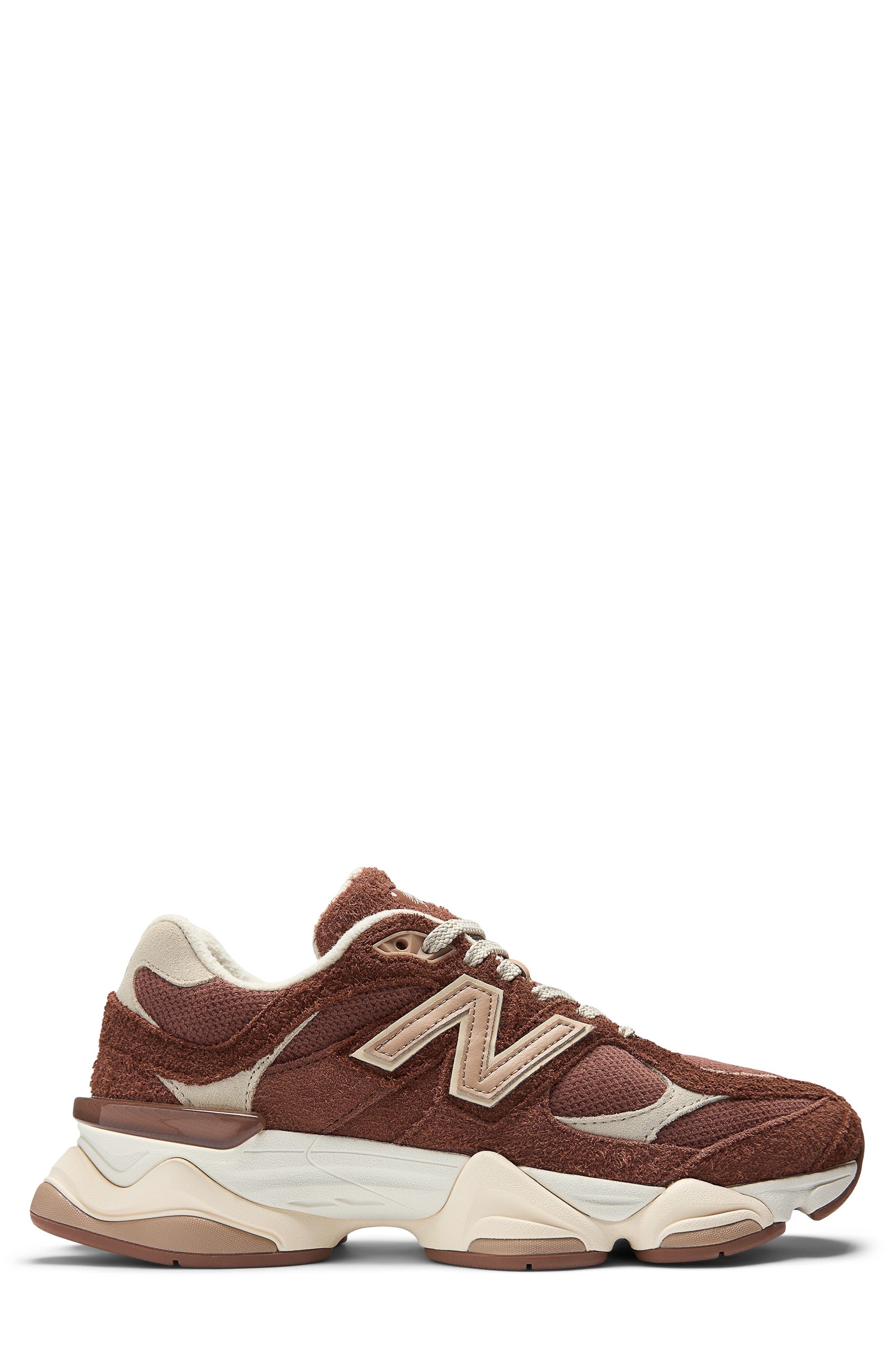 New Balance Gender Inclusive 9060 Sneaker, Alternate, color, Rich Oak/ Timberwolf