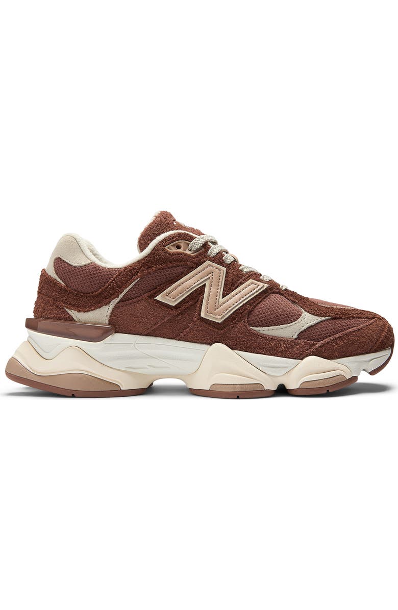 New Balance Gender Inclusive 9060 Sneaker, Alternate, color, Rich Oak/ Timberwolf