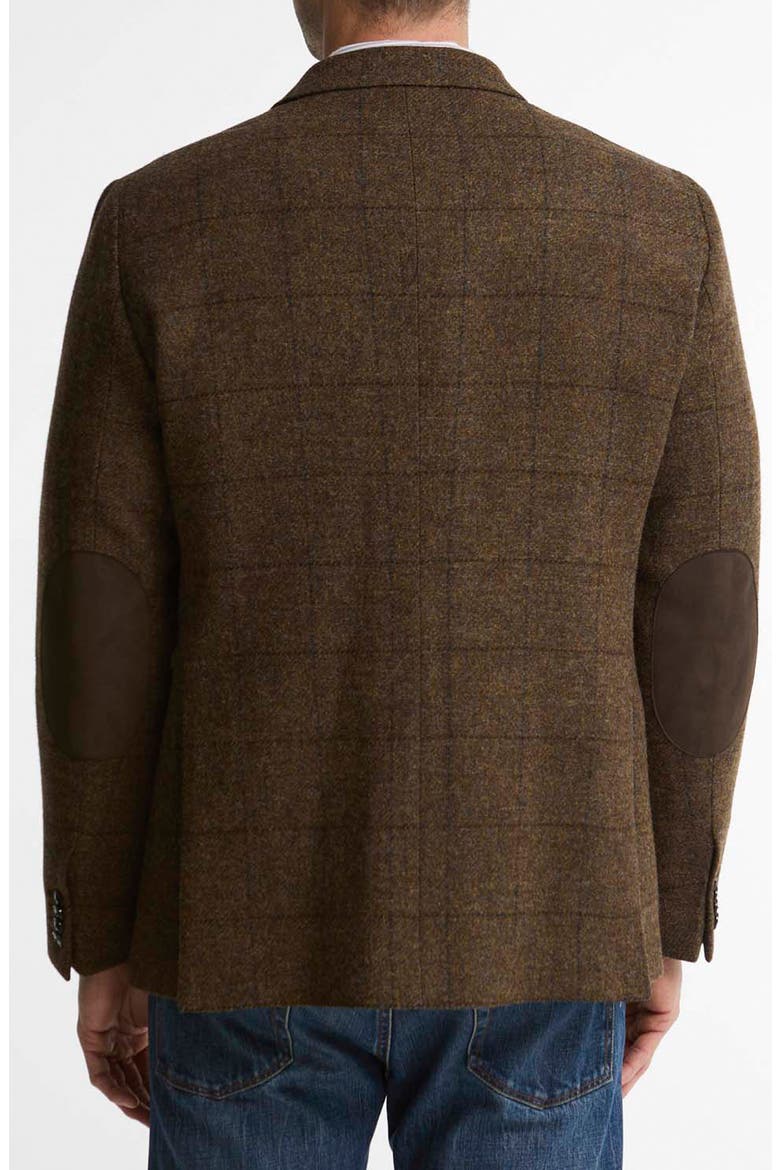 Gosforth Moons Checked Wool Sport Coat, Alternate, color, BROWN