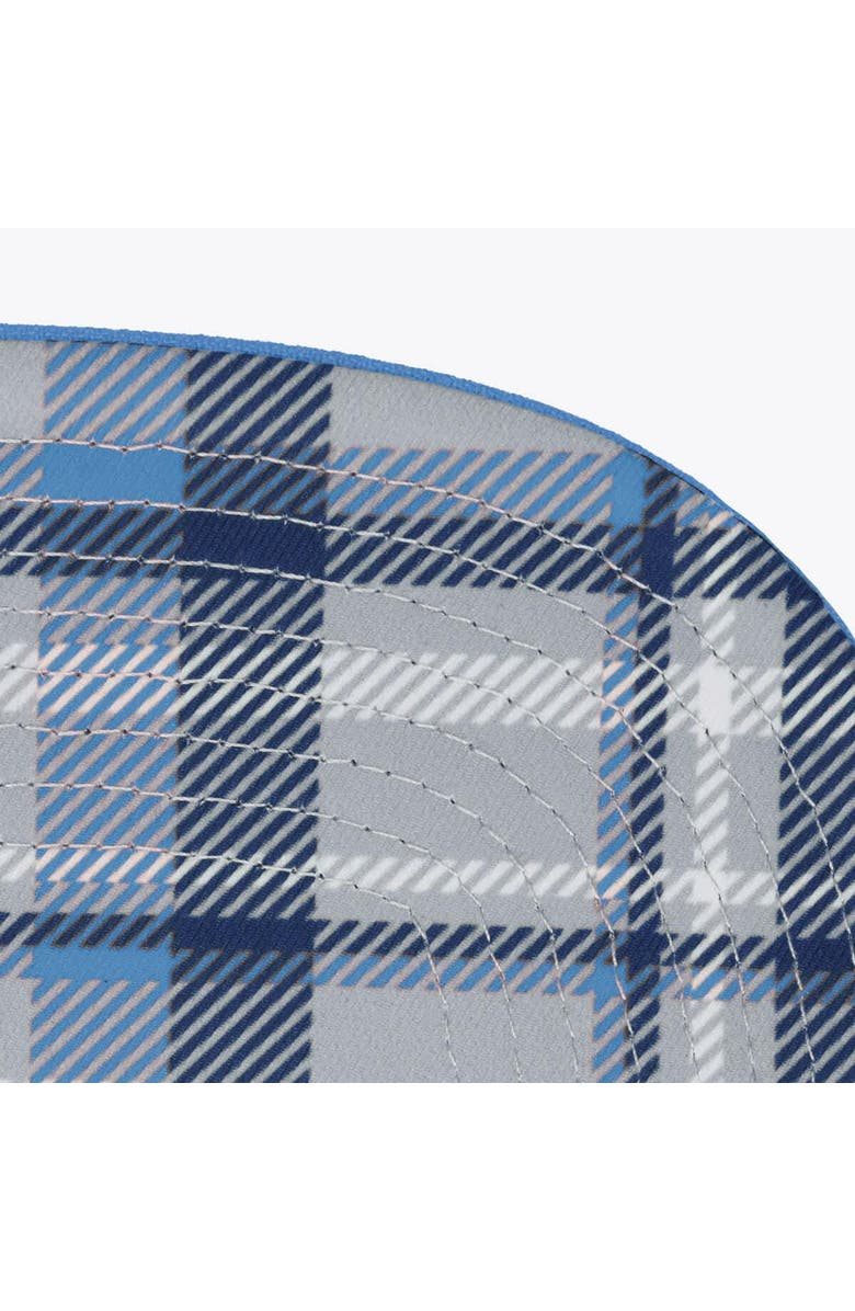 Mitchell & Ness Men's Mitchell & Ness  Gray/Carolina Blue North Carolina Tar Heels Plaid OG Snapback Hat, Alternate, color, Gray