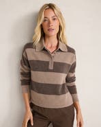 Haven Well Within Cashmere Rugby Striped Sweater