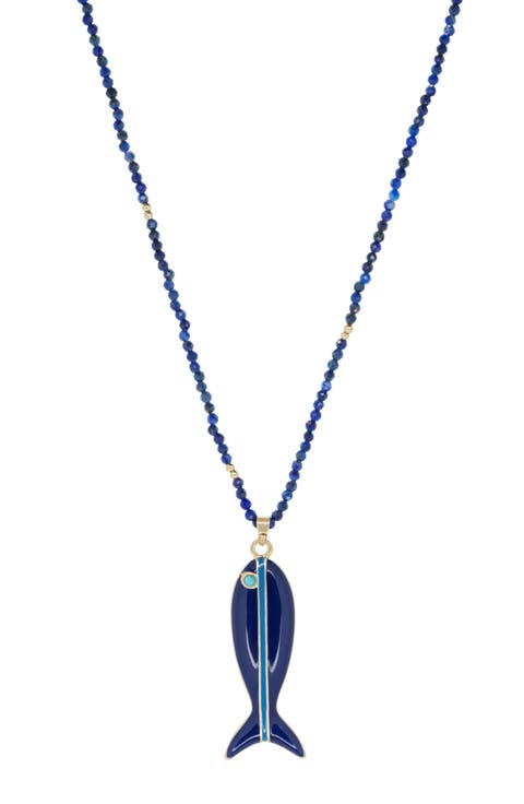 Marina Fish Pendant Necklace