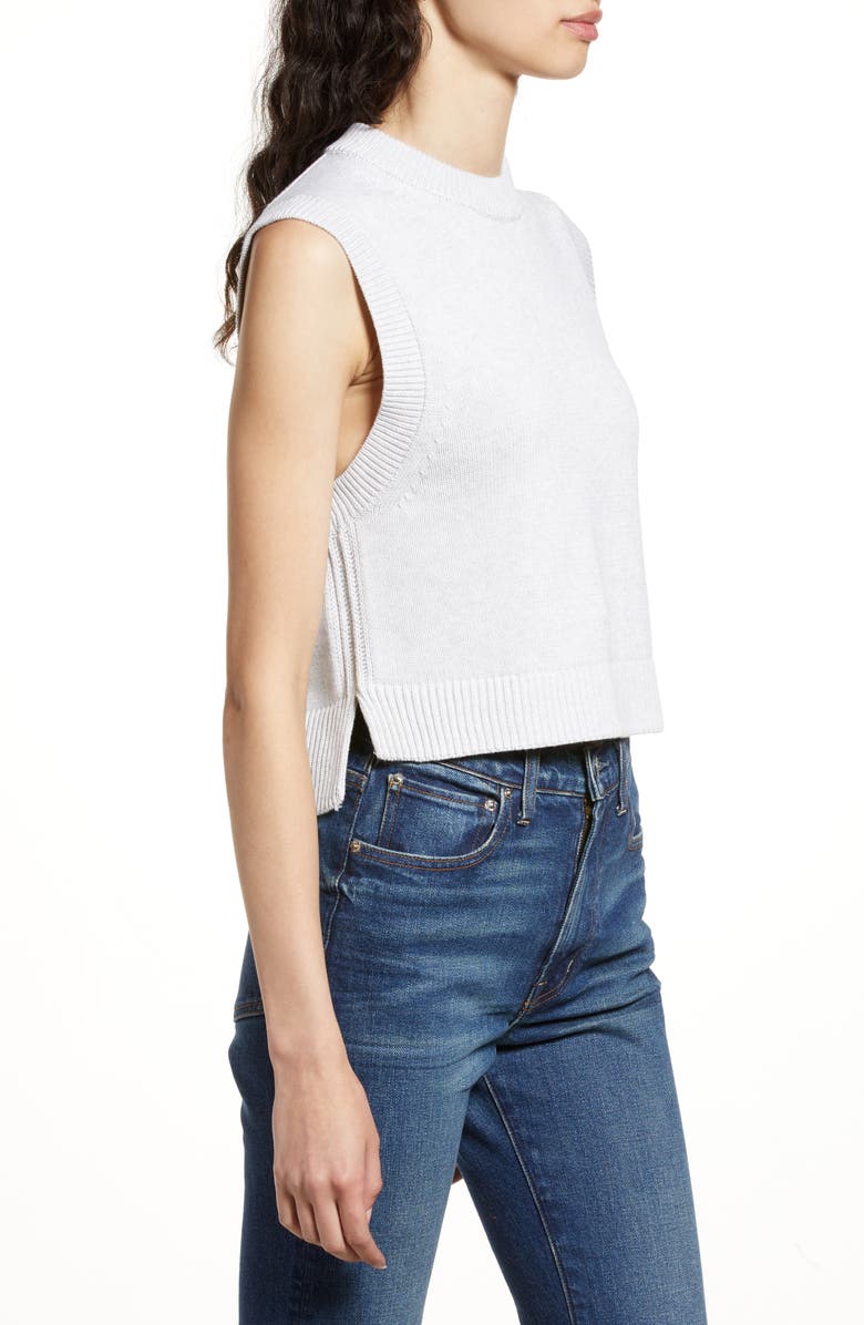 French Connection Cotton Sweater Vest, Alternate, color,