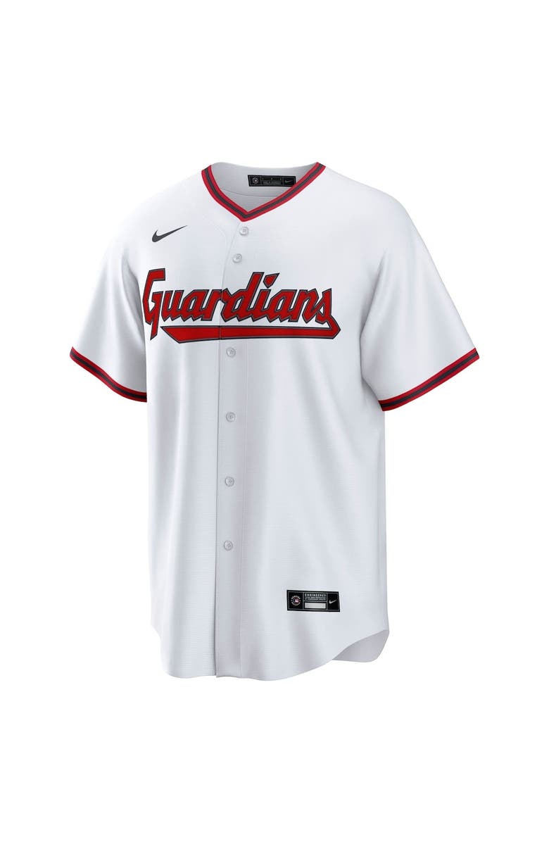 Nike Men's Nike José Ramírez White Cleveland Guardians Replica 2.0 Home Jersey, Alternate, color, White