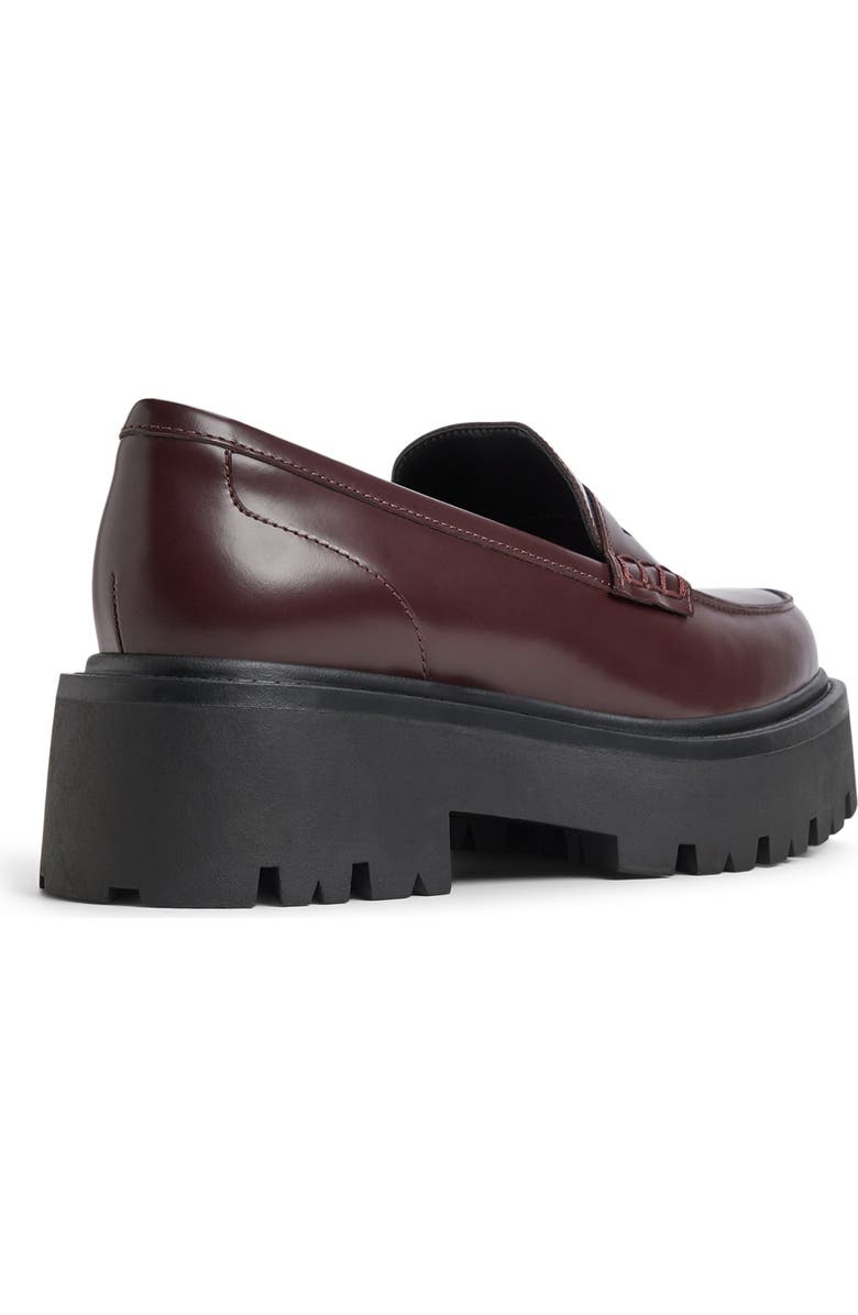 ALDO Cadaycia Platform Penny Loafer, Alternate, color, Bordo