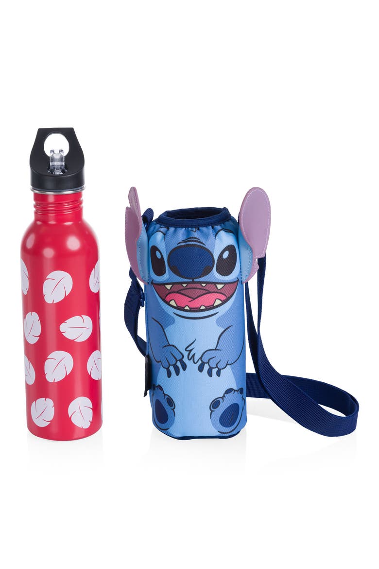 x Disney® Lilo & Stitch Stainless Steel Water Bottle & Cooler Sling, Alternate, color, BLUE