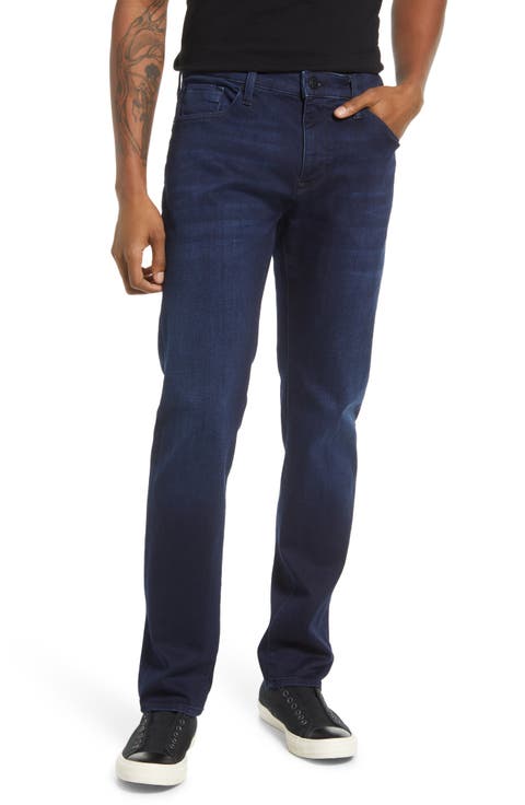 Marcus Slim Straight Leg Jeans (Dark Brushed Athletic)