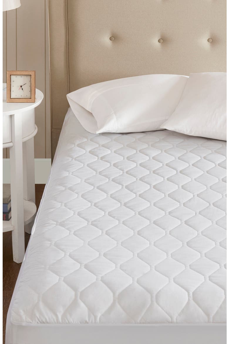 Heated Mattress Pad, Alternate, color, WHITE