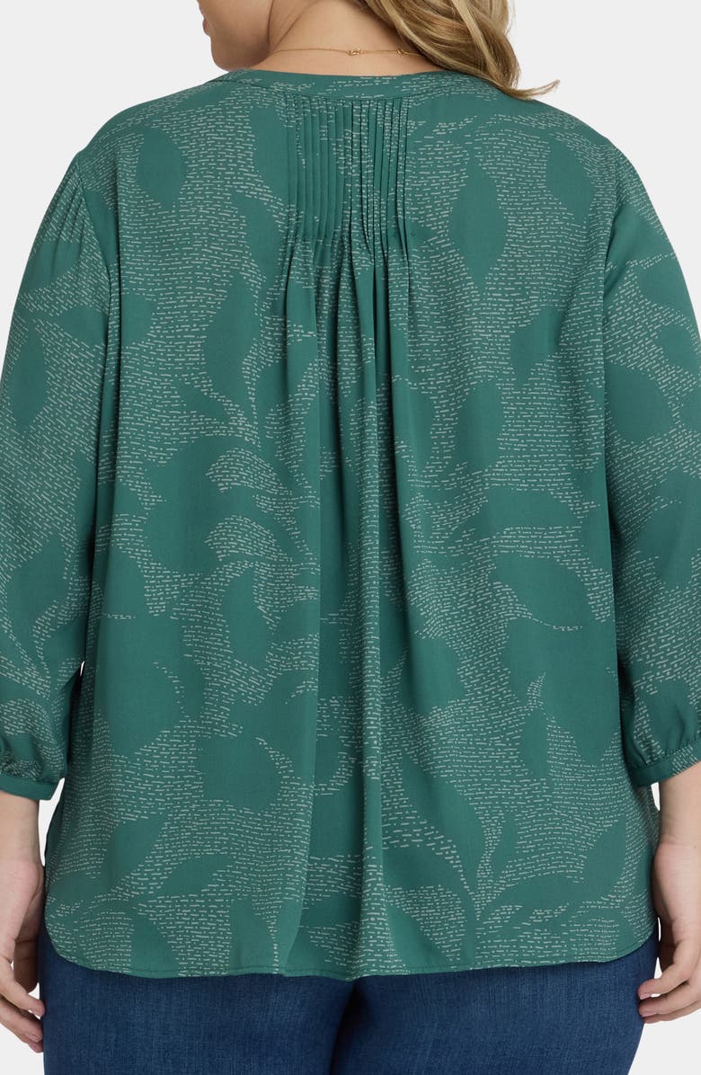 NYDJ Pintuck Top, Alternate, color, Duvernet
