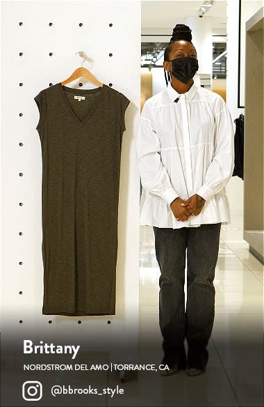 Madewell V-Neck Muscle Tank Dress (Women) | Nordstromrack