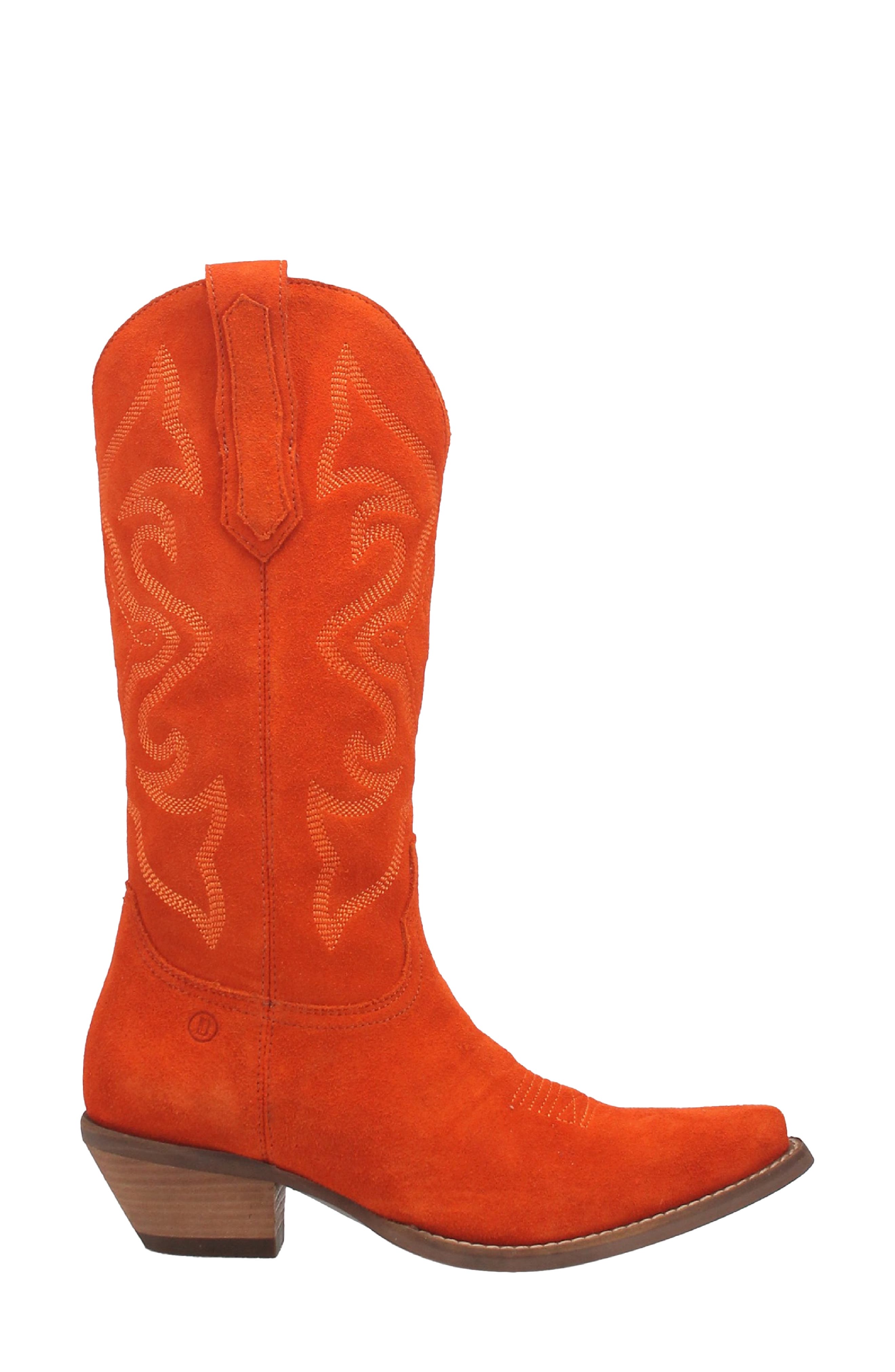 Out West Cowboy Boot, Alternate, color, ORANGE