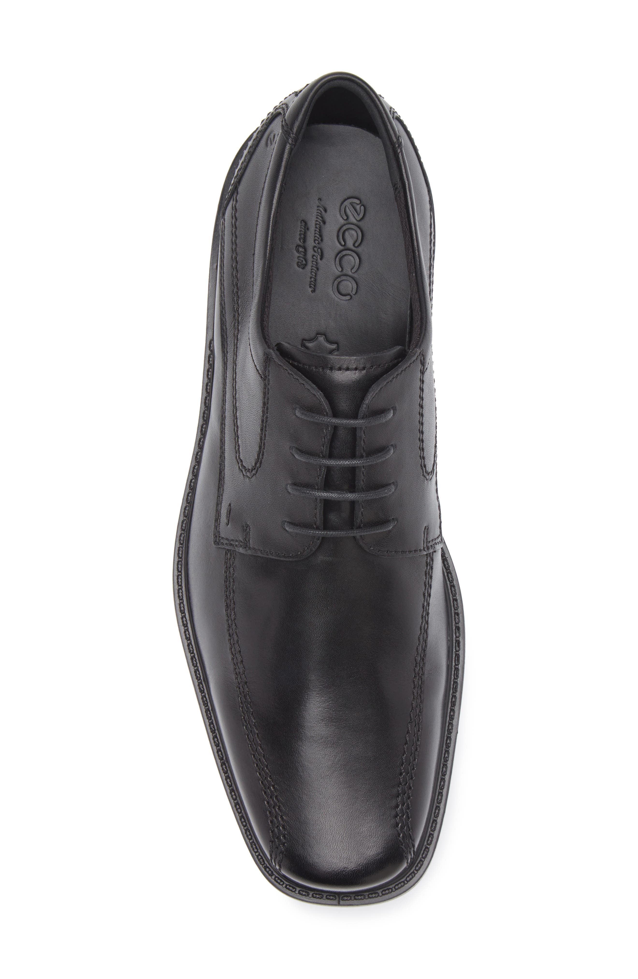 ECCO New Jersey Bike Toe Oxford, Alternate, color, Black