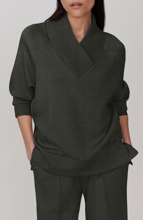 Macie Zip Hem Sweatshirt