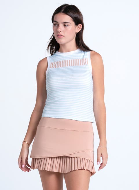 Riviera Stripe Muscle Tank