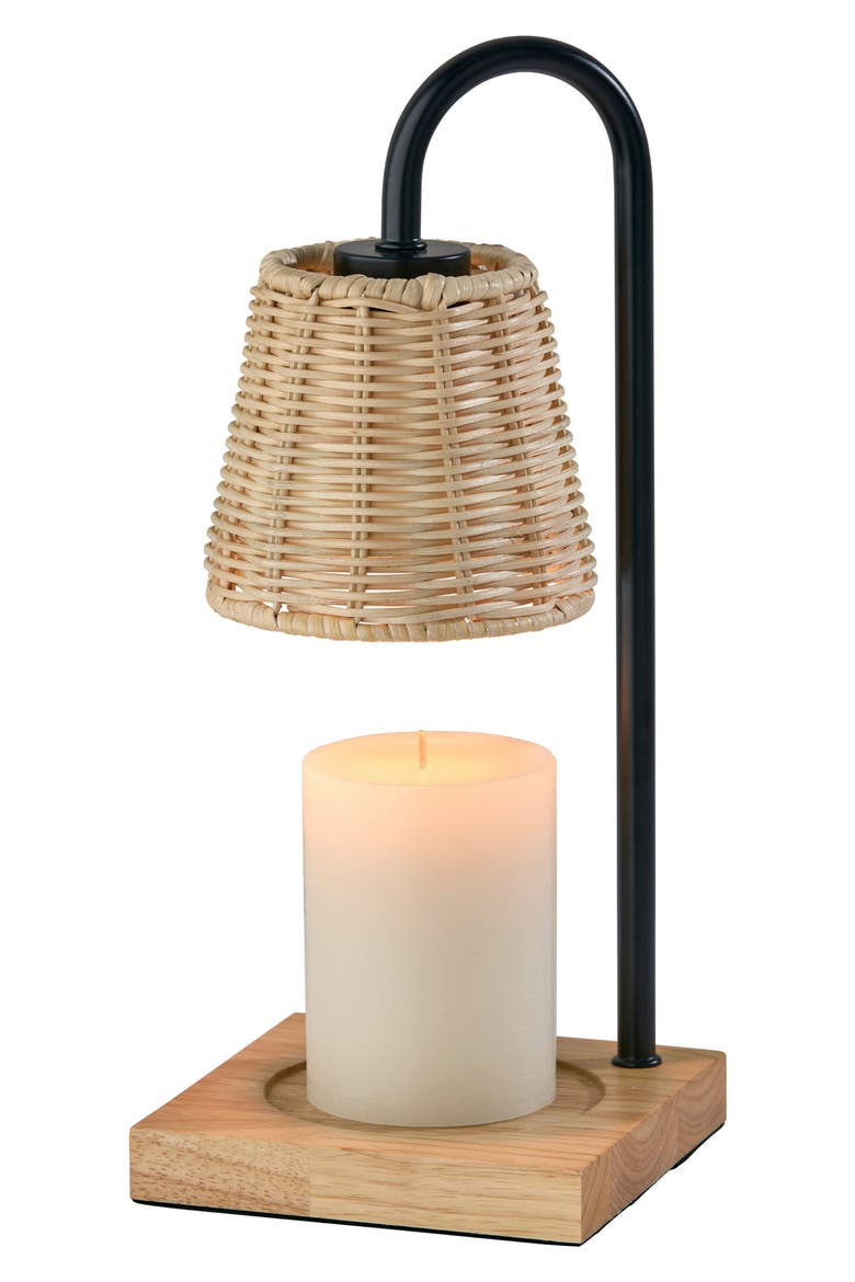 Ridgley Candle Warmer Lamp, Alternate, color, BLACK