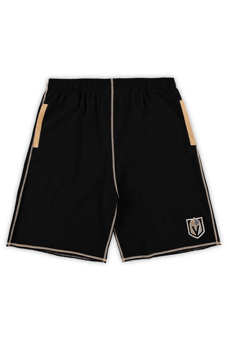 Men's Black Vegas Golden Knights Big & Tall French Terry Shorts, Alternate, color, Black