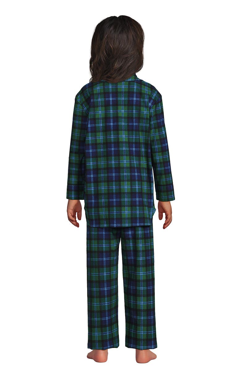 Lands' End Kids Flannel 2 Piece Pajama Set, Alternate, color, 