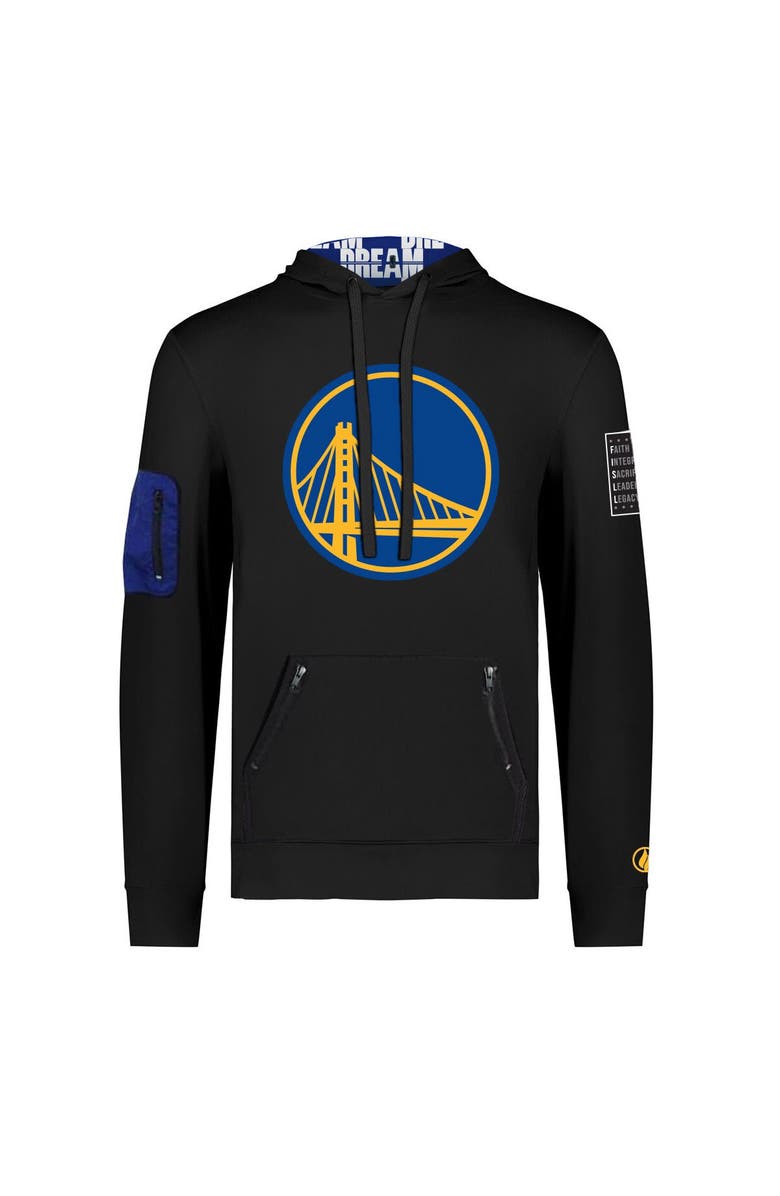 FISLL Unisex FISLL x Black History Collection  Black Golden State Warriors Pullover Hoodie, Alternate, color, Black