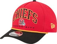 New Era Men's New Era Red Kansas City Chiefs Arch COOLERA 9FORTY A-Frame M-Crown Adjustable Hat