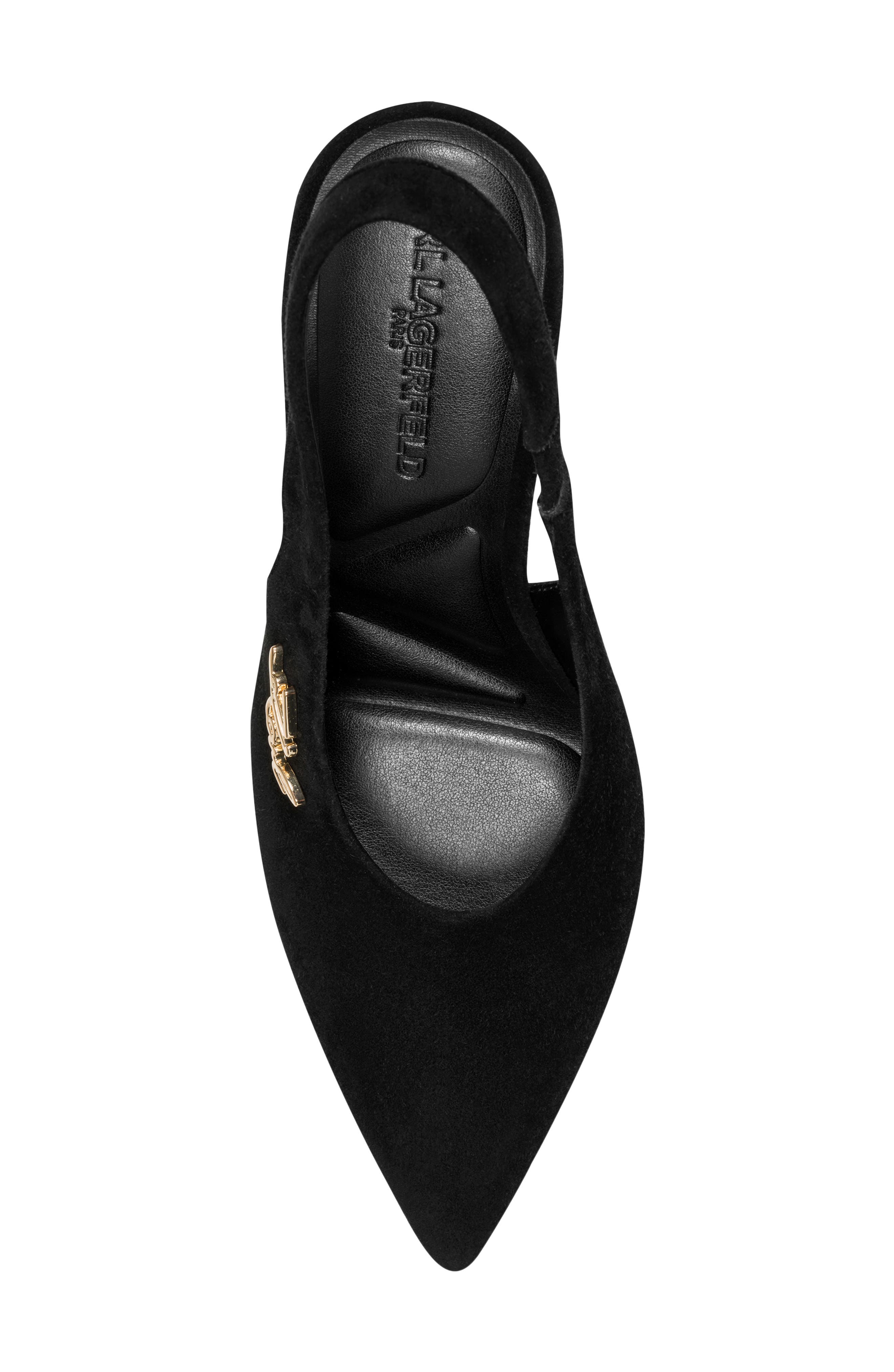 Lauryn Slingback Pump, Alternate, color, BLACK