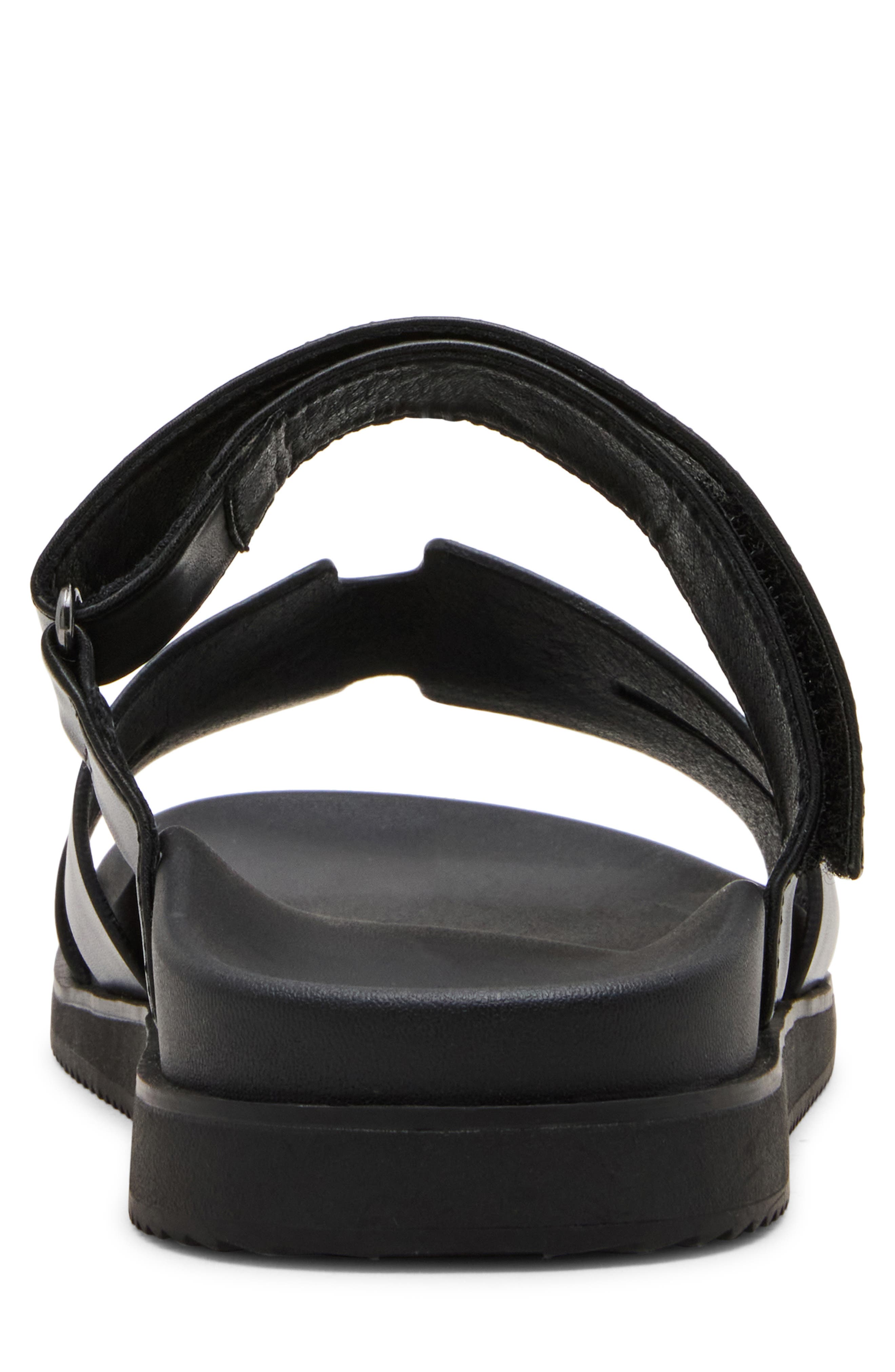 Steve Madden Mnuiero Sandal, Alternate, color, Black Leather
