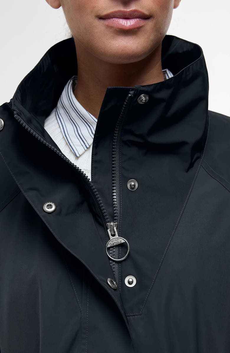 Barbour Suri Showerproof Jacket, Alternate, color, Black Safari Dress T