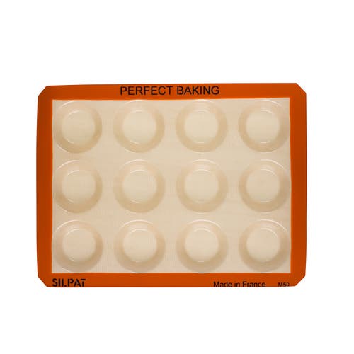 Silpat Perfect Non-stick Mini Muffin Mold In Orange