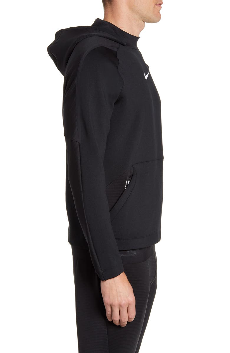 Nike Pro Dri-FIT Fleece Hoodie, Alternate, color,