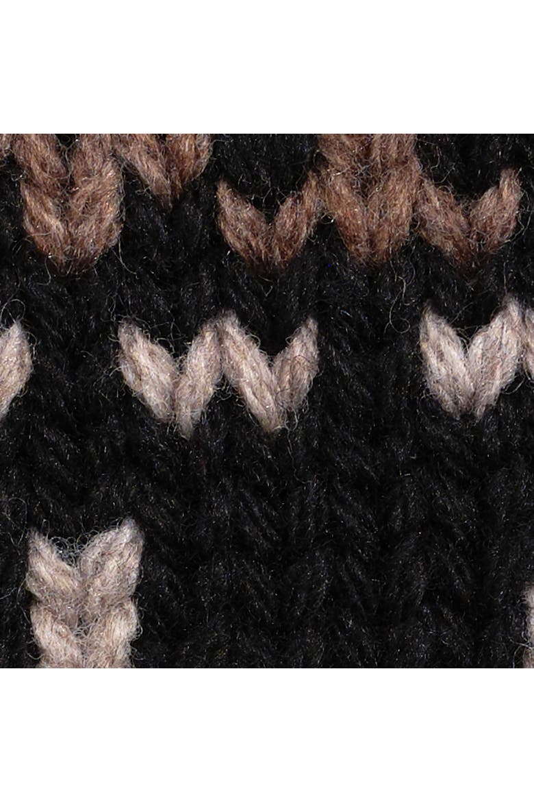 sun and wave novelty scarf, Alternate, color, black