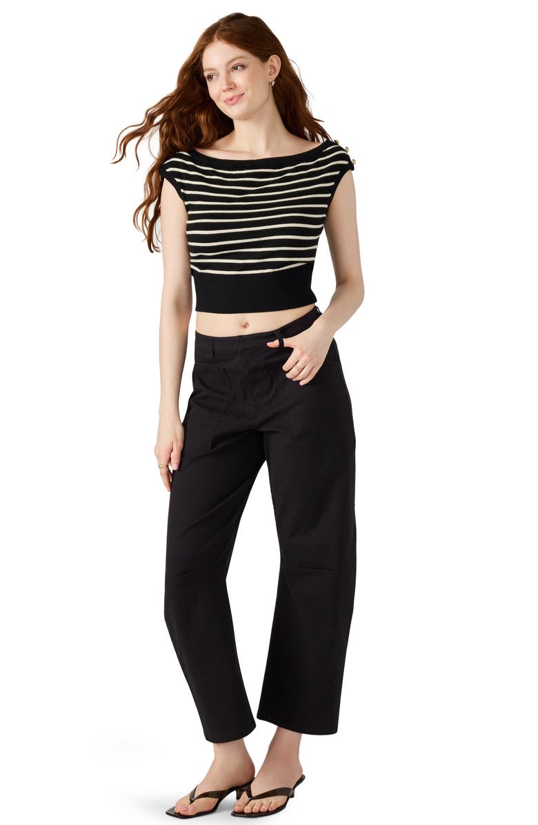 Steve Madden Sarita Crop Sweater, Alternate, color,