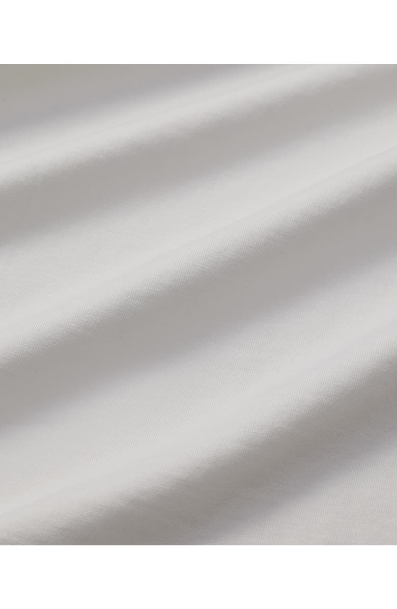 Pact Luxe Stretch Jersey Slim Turtleneck, Alternate, color, White