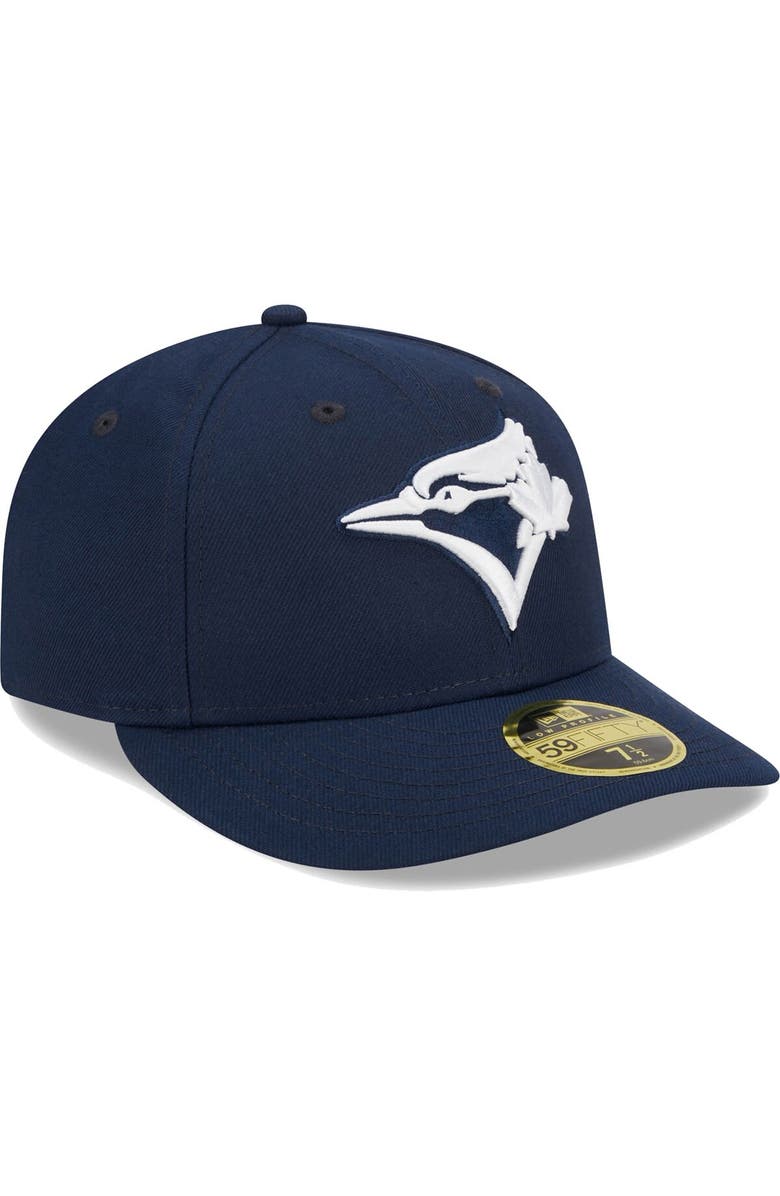 New Era Men's New Era Navy Toronto Blue Jays Oceanside Low Profile 59FIFTY Fitted Hat, Alternate, color, 