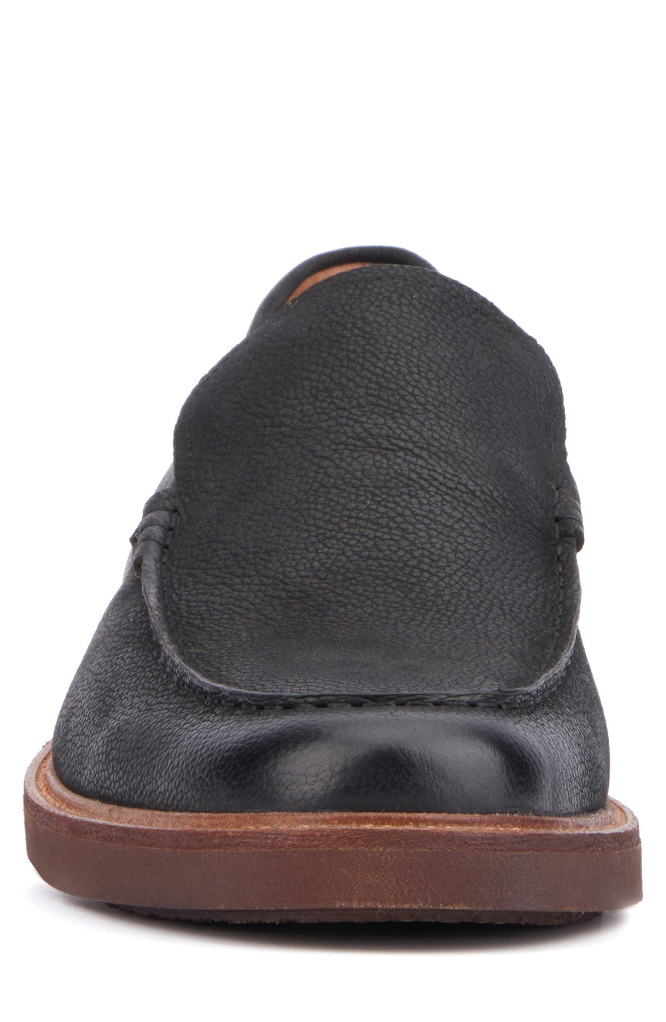 VINTAGE FOUNDRY Xander Moc Toe Loafer, Alternate, color, Black