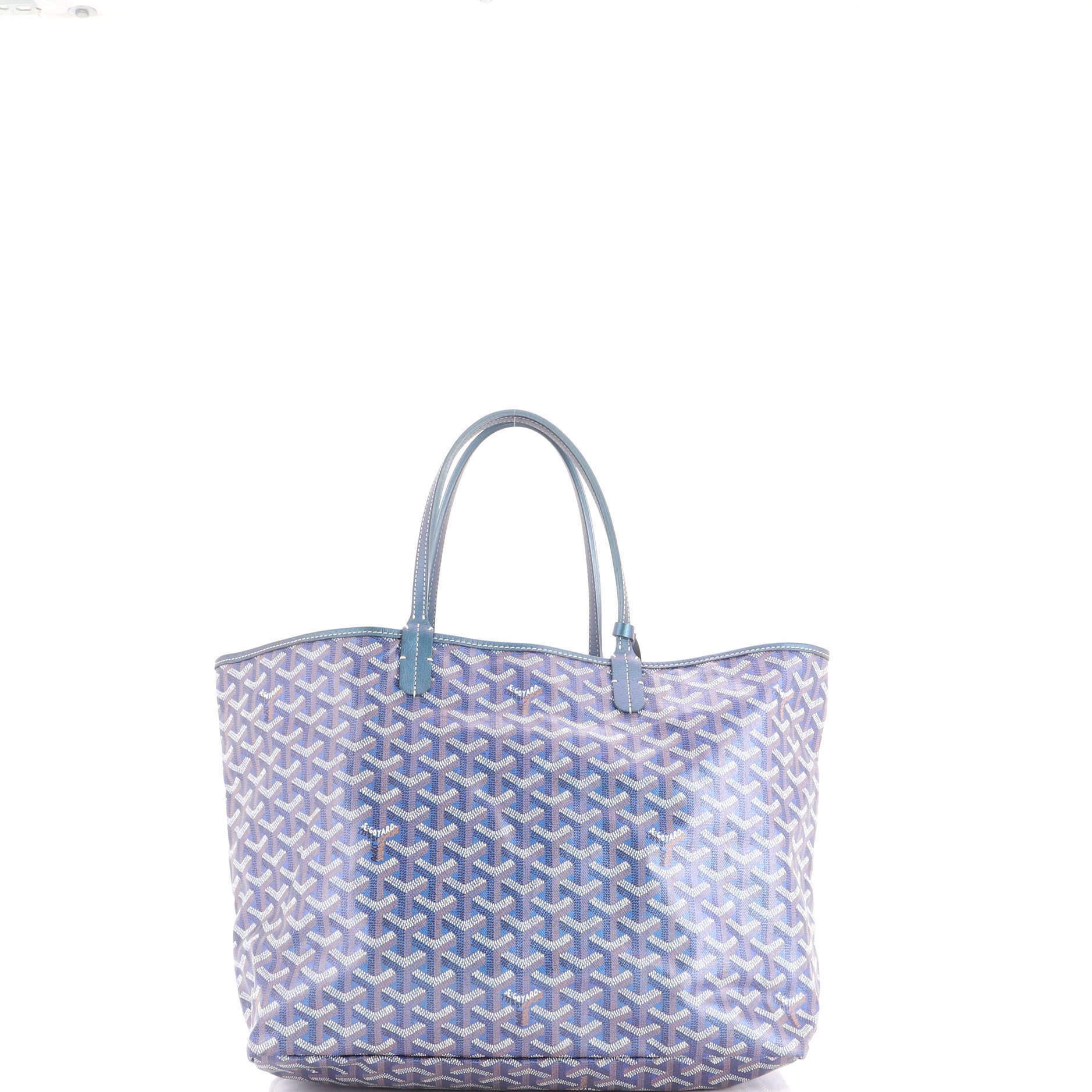 Saint Louis Tote Iridescent Coated Canvas PM, Alternate, color, Blue