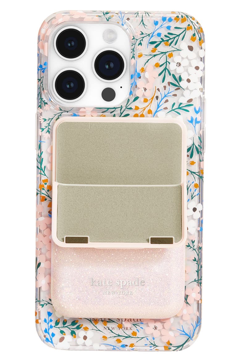 Magsafe Flip Wallet, Alternate, color, THAT SPARKLE PINK