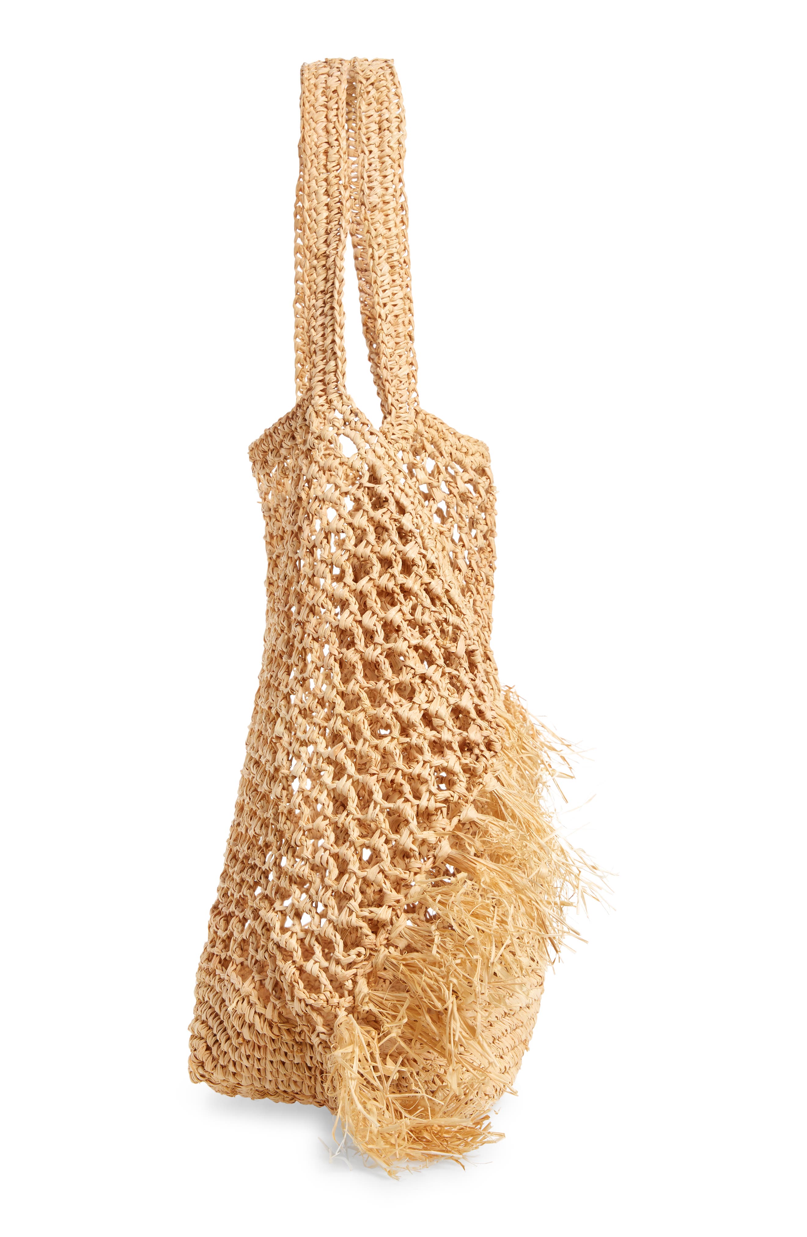 Jayden Raffia Tote, Alternate, color, NATURAL