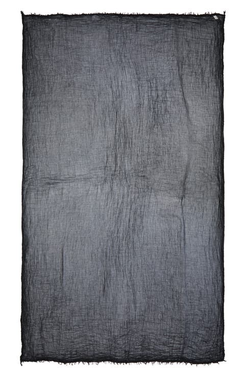 Crinkled Gauze Scarf