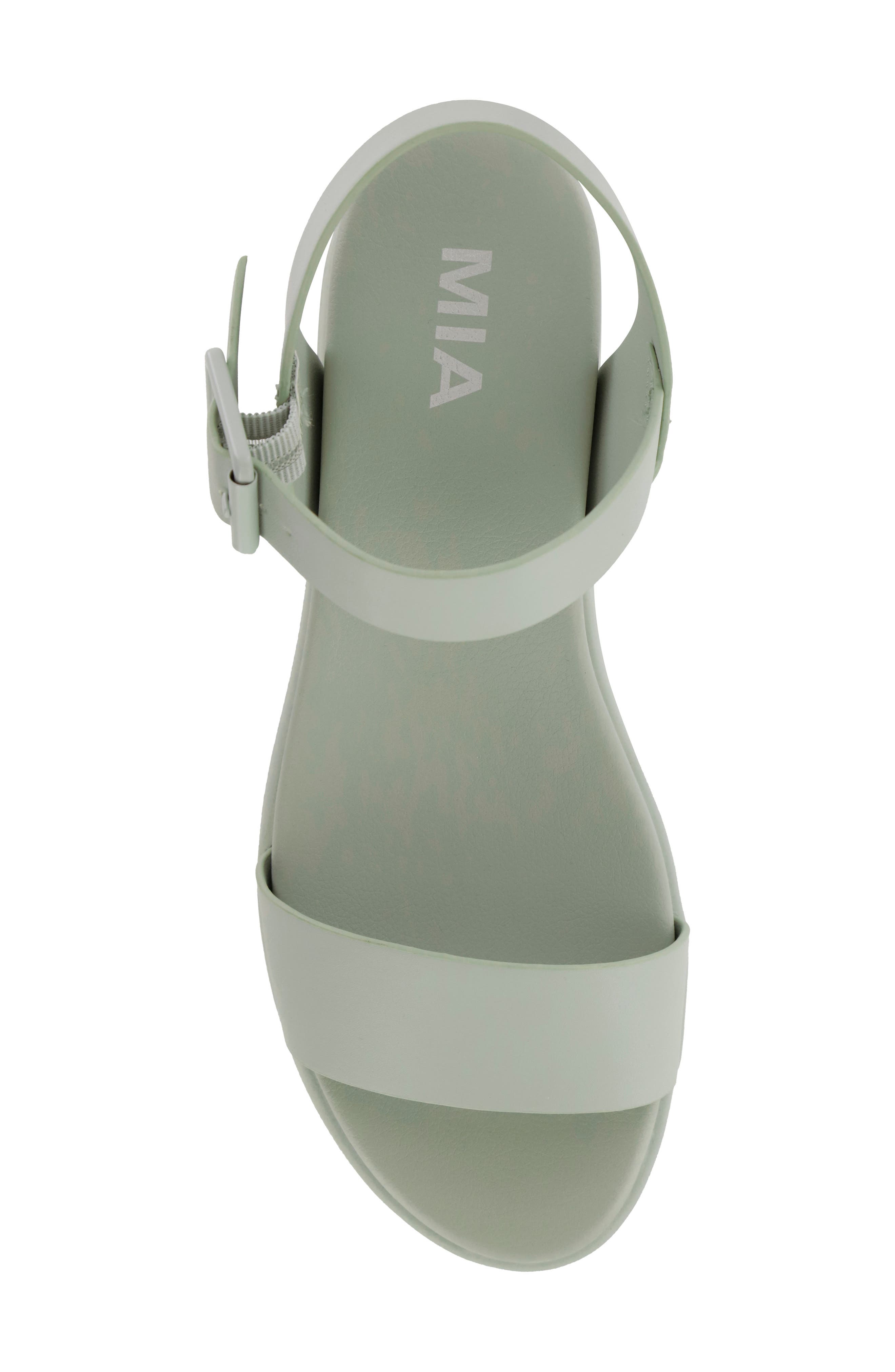 Kayci Platform Sandal, Alternate, color, SAGE BURNI