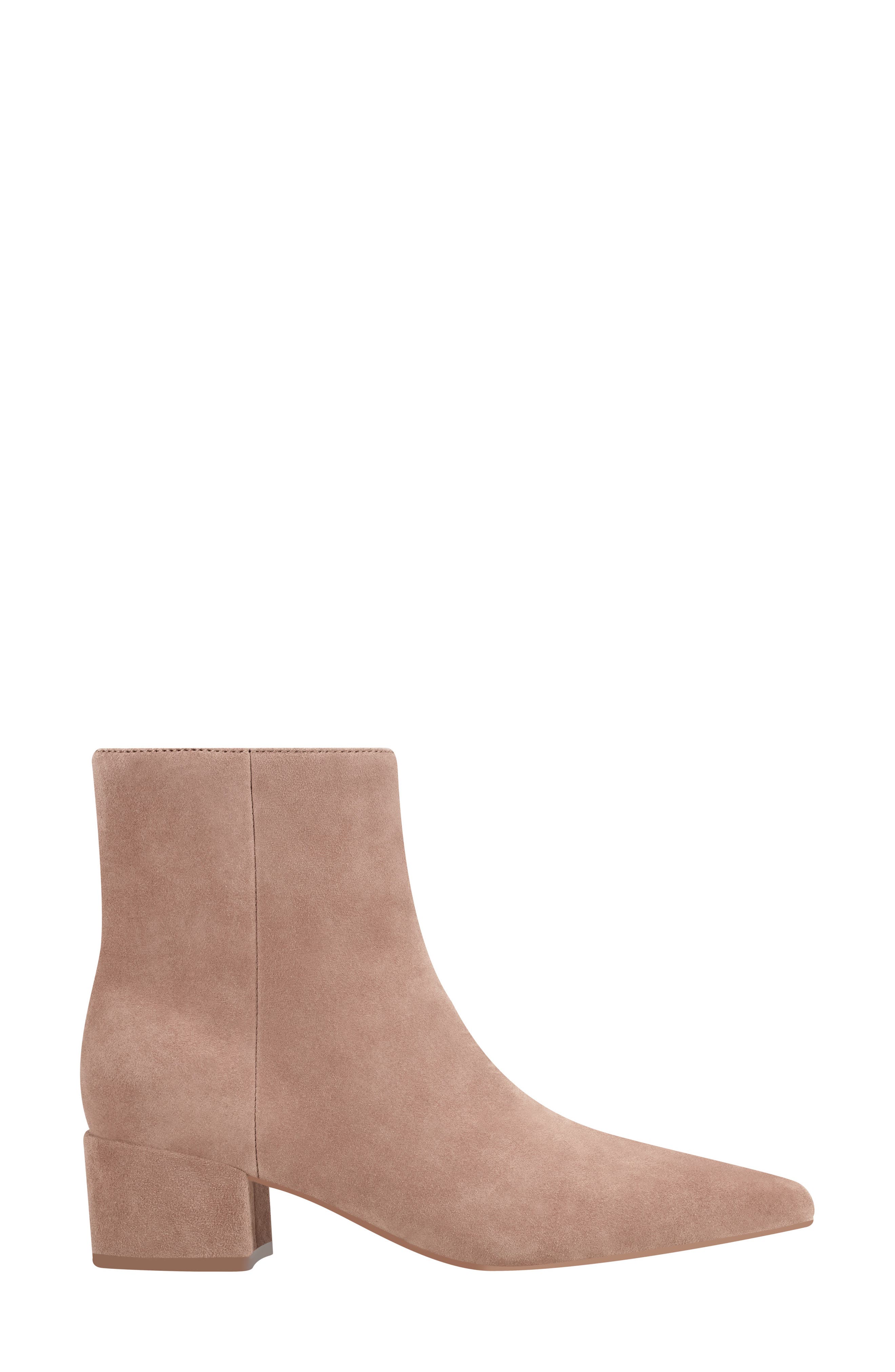 Marc Fisher LTD Leonna Pointed Toe Bootie, Alternate, color, Medium Natural