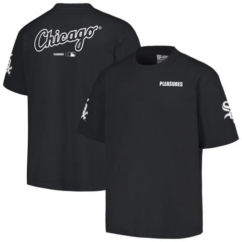 Men's PLEASURES  Black Chicago White Sox Team T-Shirt