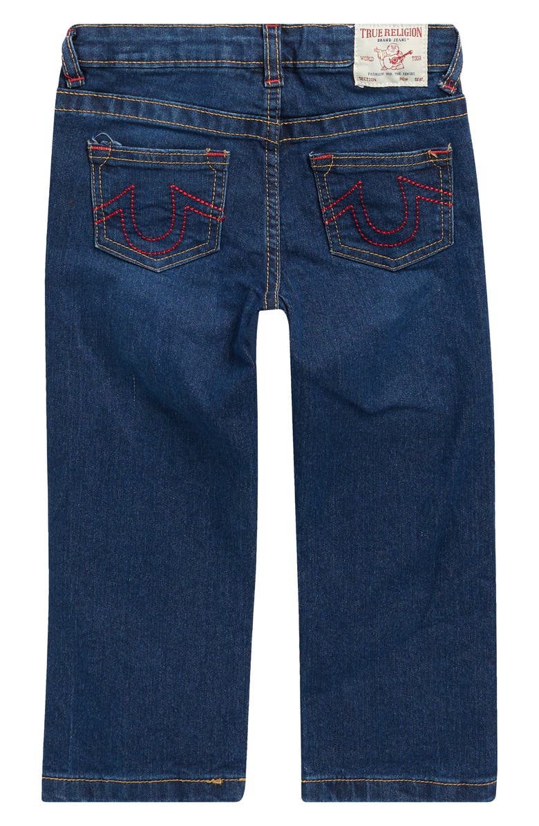 True Religion Buddha Graphic T-Shirt & Jeans Set, Alternate, color, Red