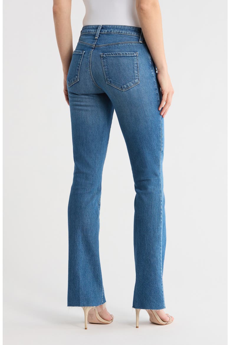 Sneeki Low Rise Raw Hem Straight Leg Jeans, Alternate, color, STOCKTON