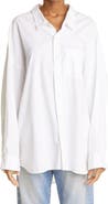 R13 Oversize Oxford Button-Up Shirt