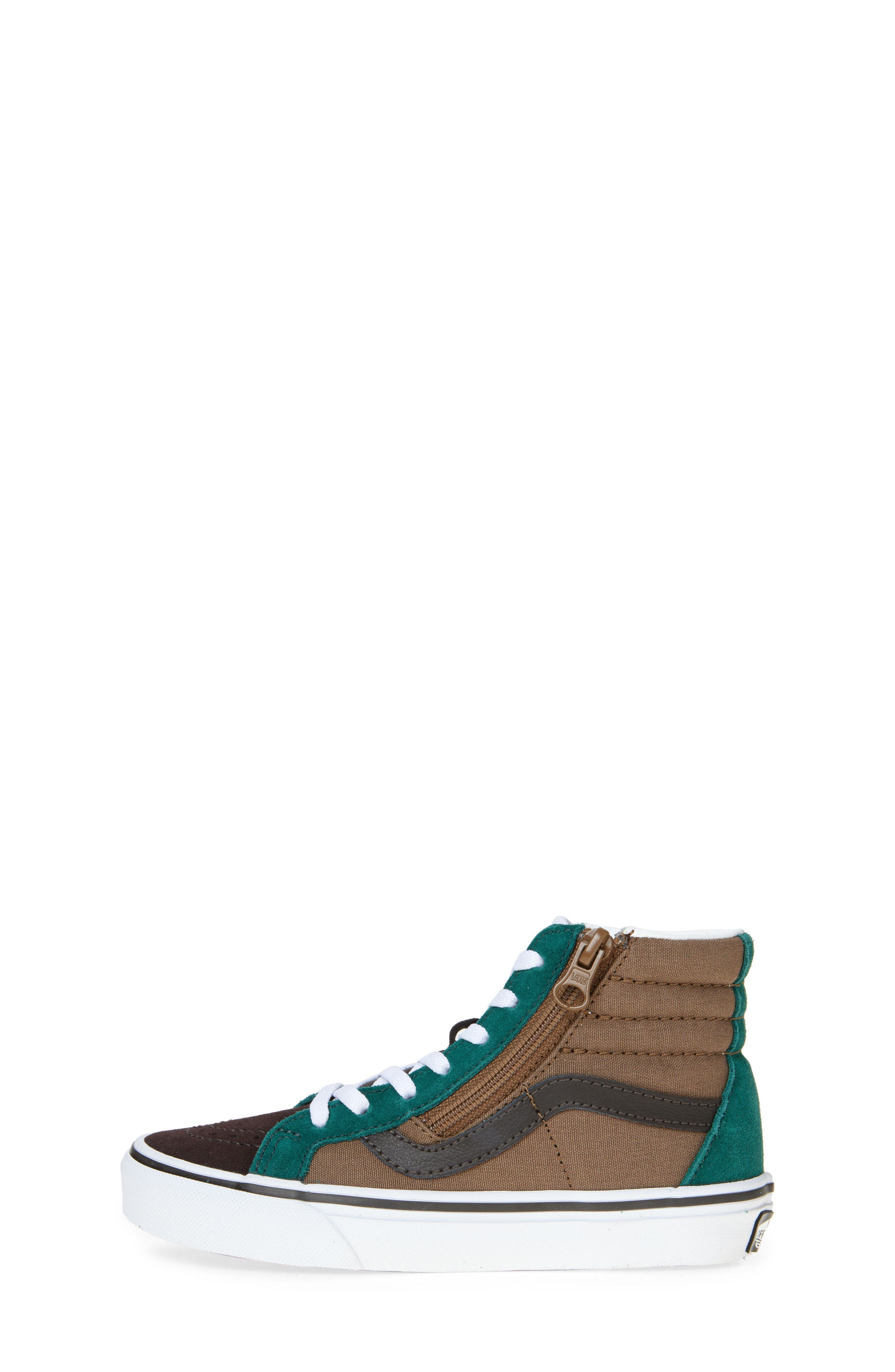 Vans Sk8-Hi Reissue Side Zip Sneaker, Alternate, color, 