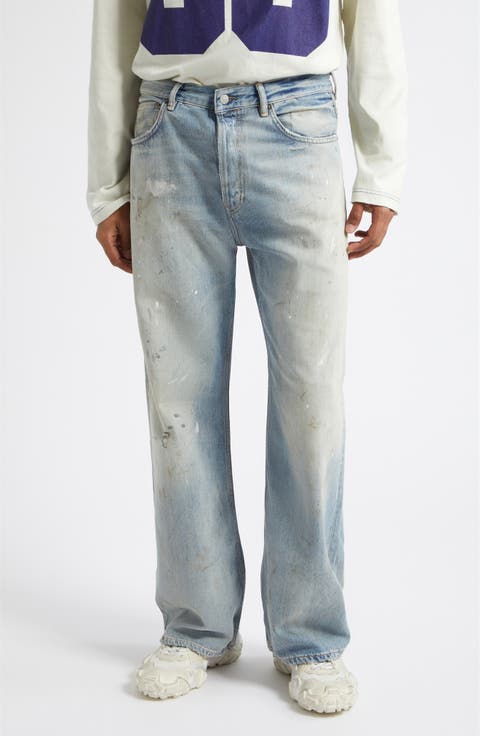 2021 Trafalgar Paint Slatter Wide Leg Jeans